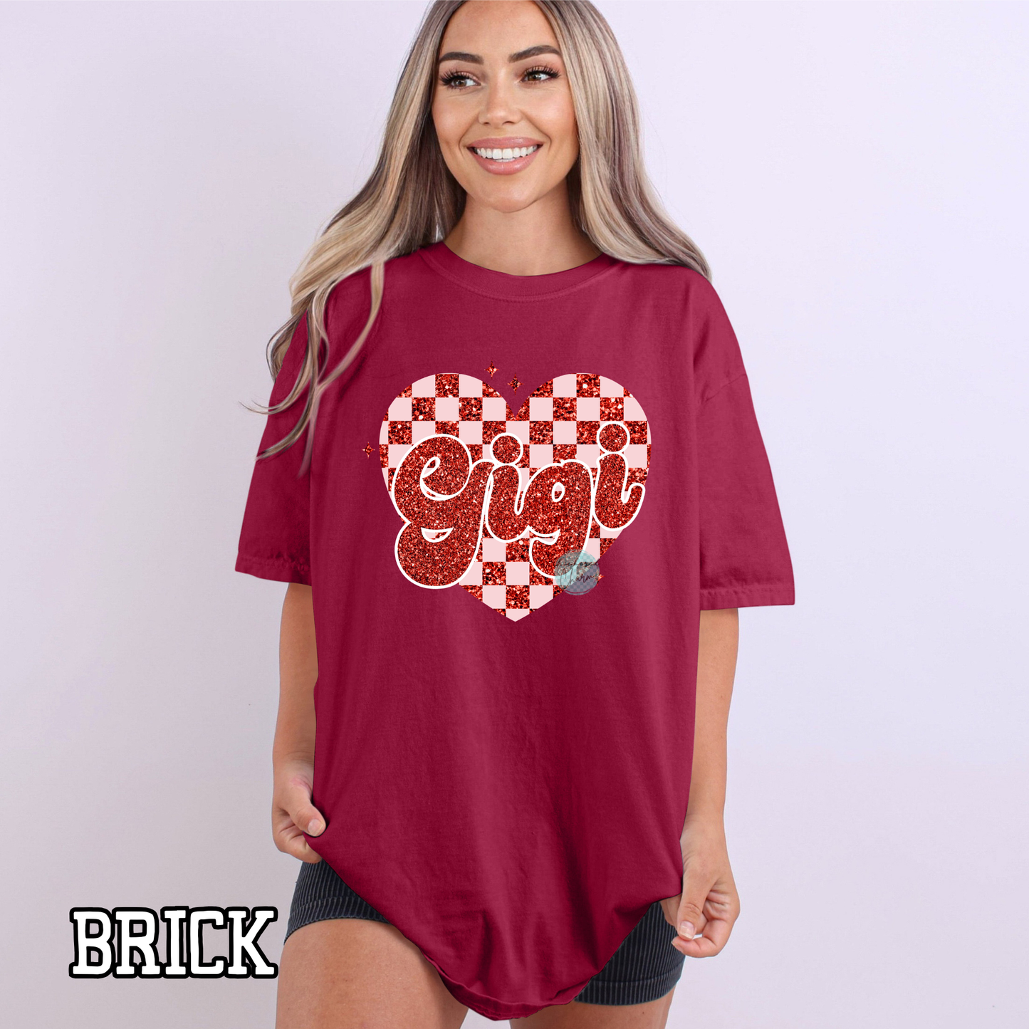 Checkered Heart Woman Title