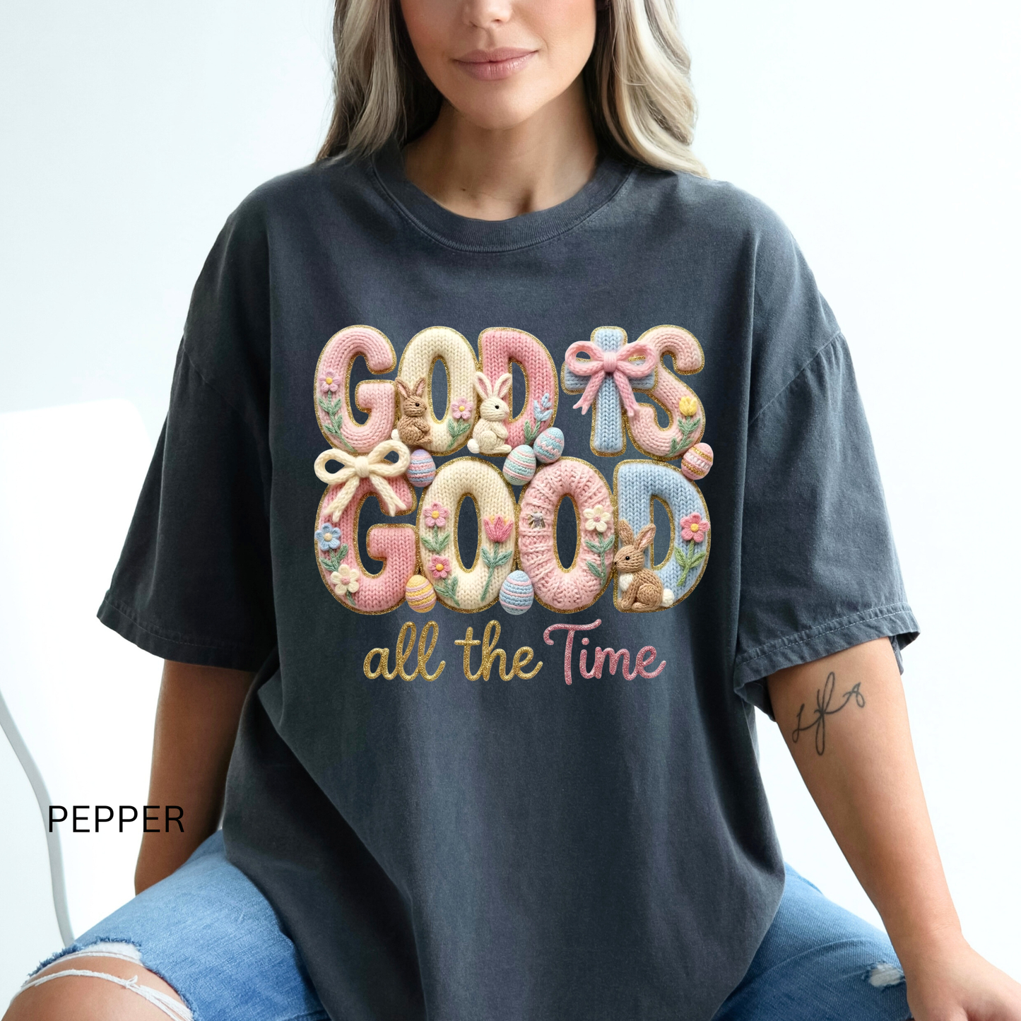 God is Good faux yarn