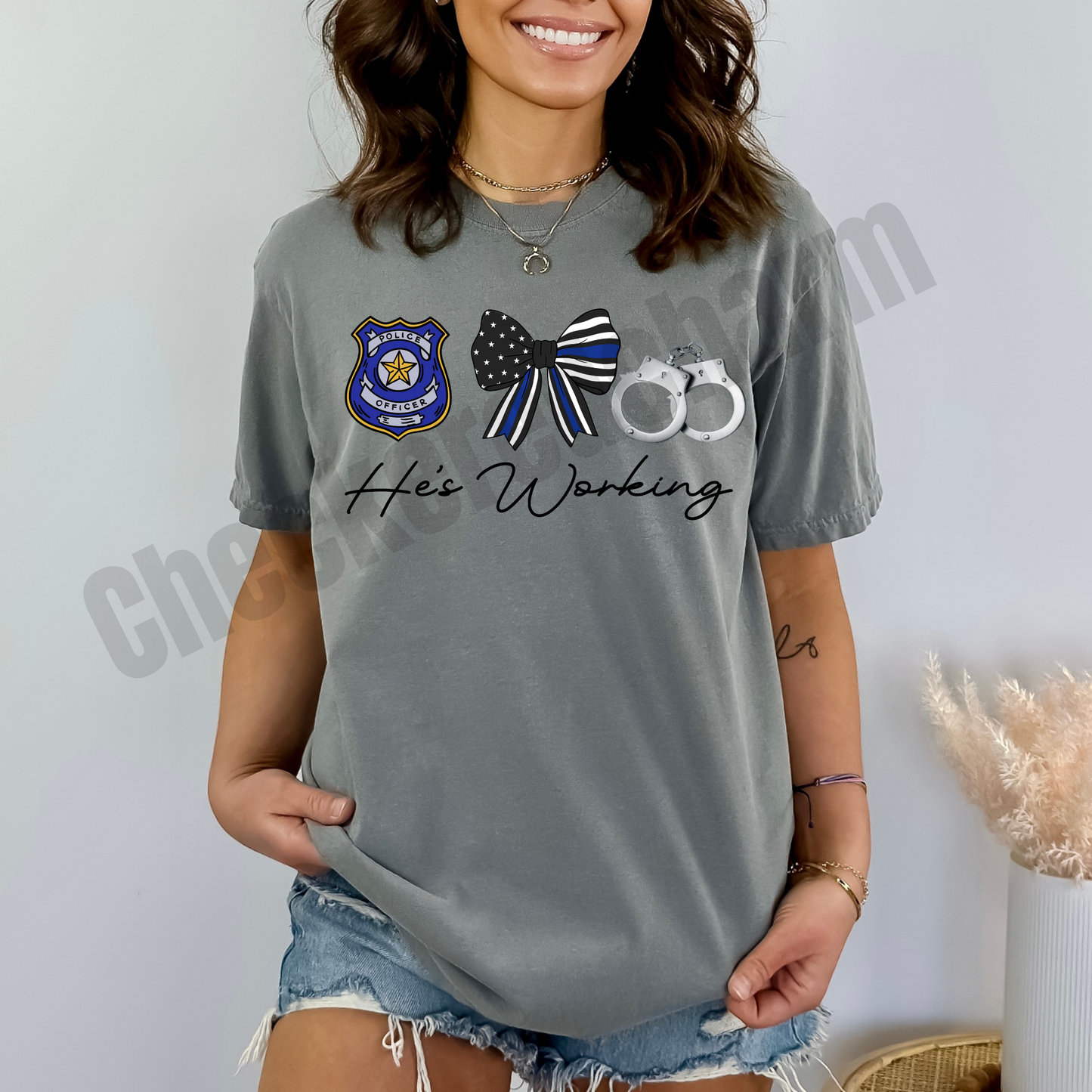 He’s working police officer