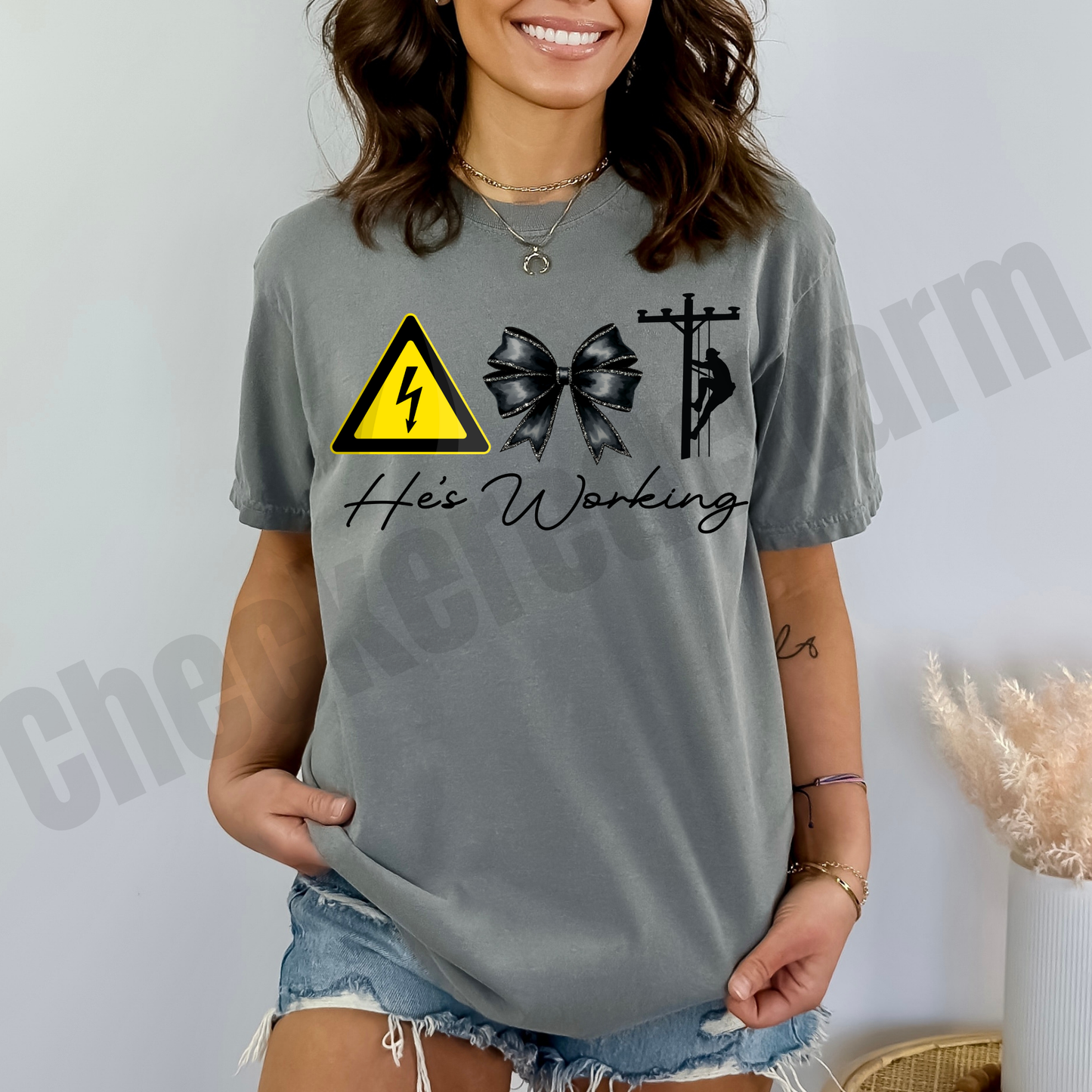 He’s working electrician