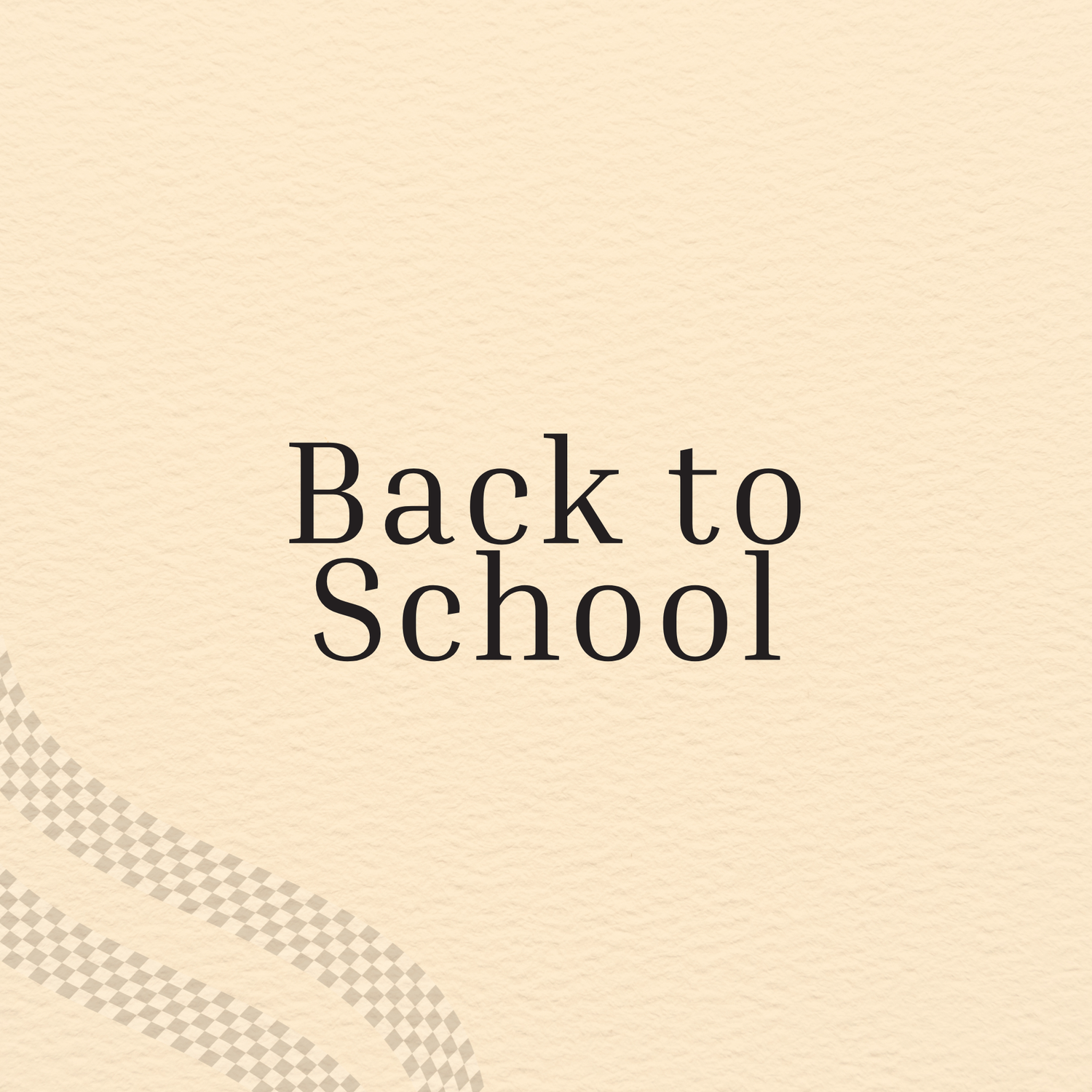 Back to School