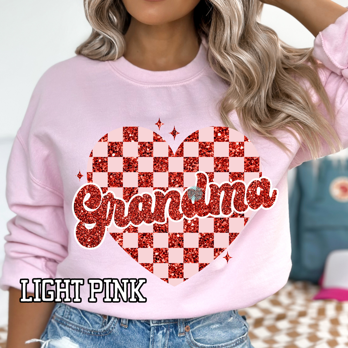 Checkered Heart Woman Title