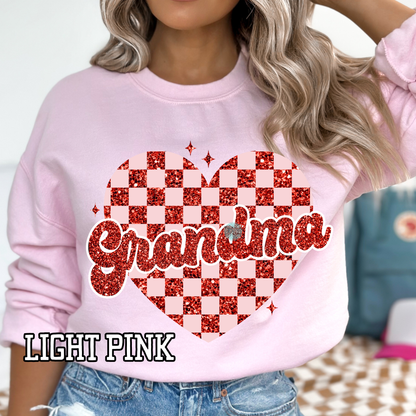 Checkered Heart Woman Title