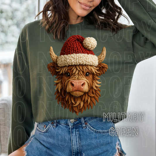 highland Cow Faux Yarn