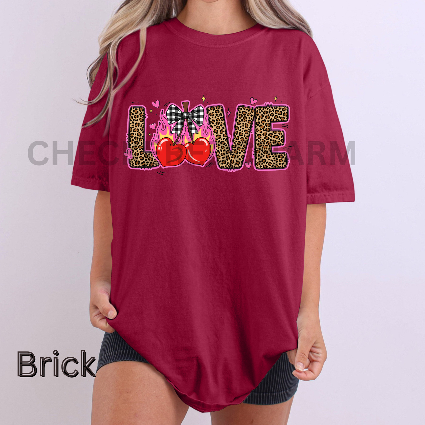 Love cheetah With Cherries