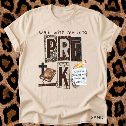 Walk with me letters