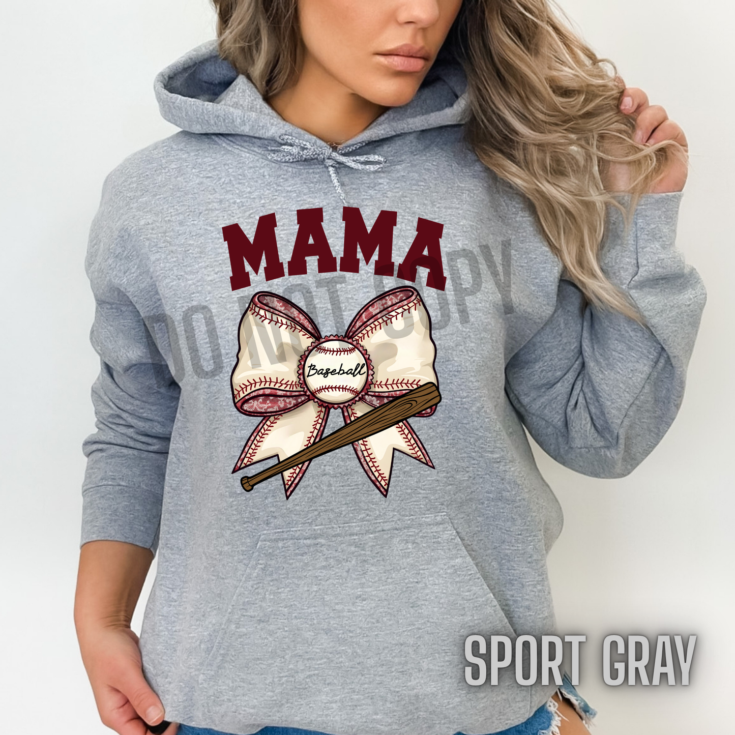 Baseball Mama Bow