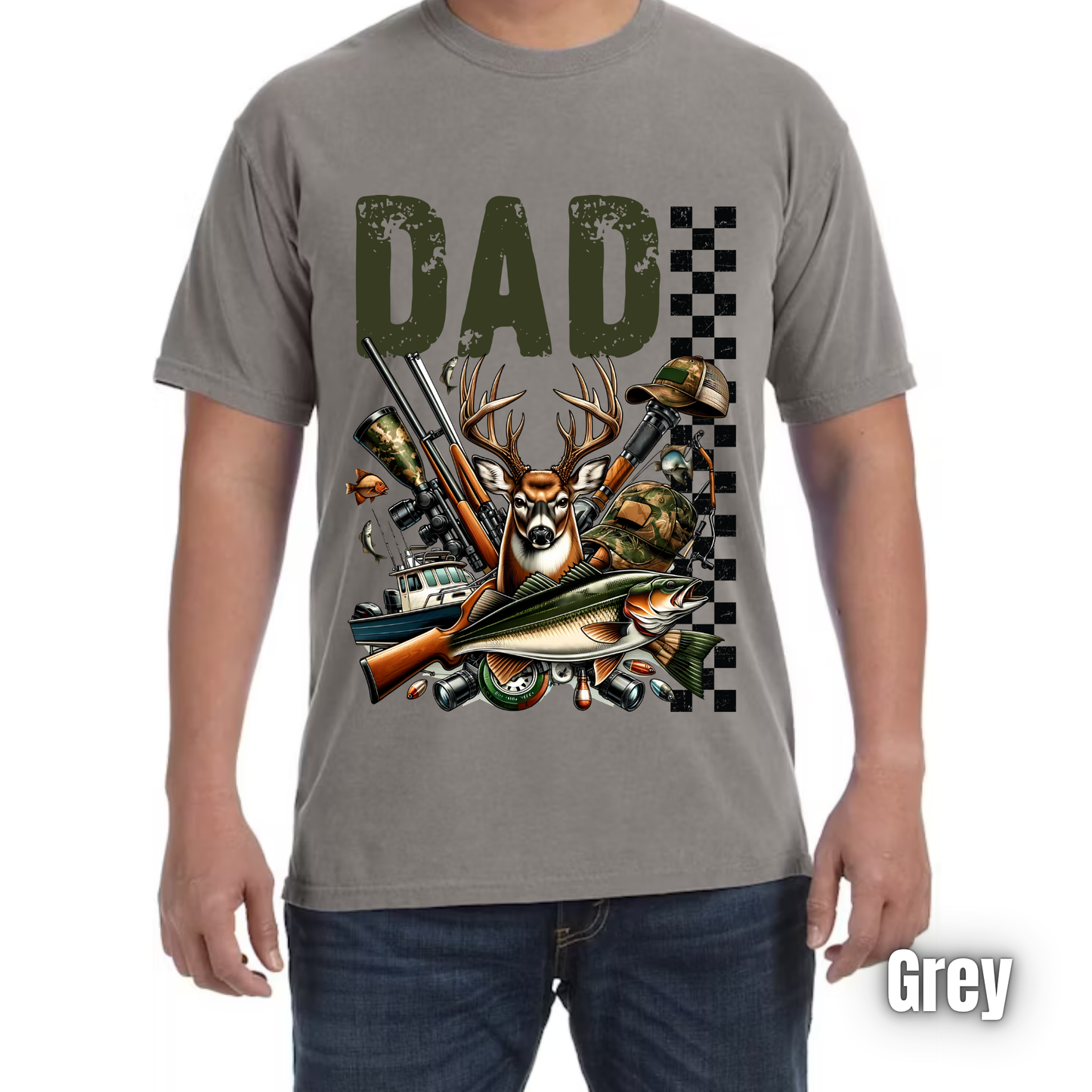 Dad Fish Deer