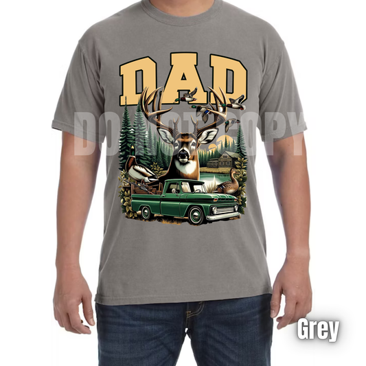 Dad Fish Deer Truck