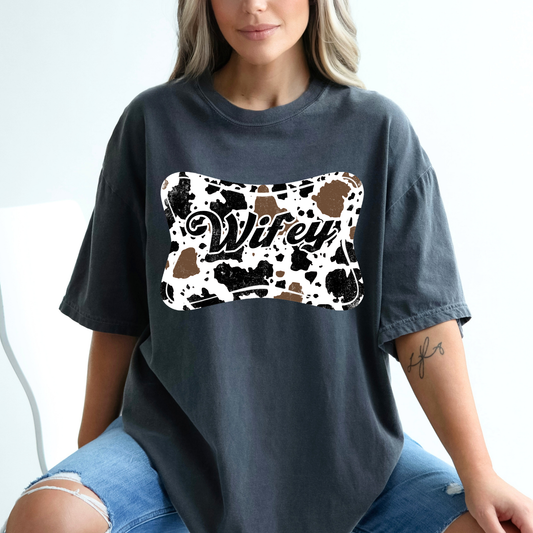 Wifey Cowprint