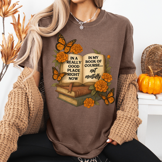 In a really good place right now not mentally