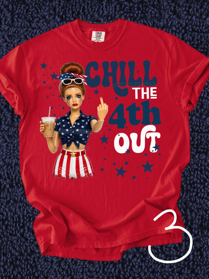 Toxic Barbie chill the 4th out