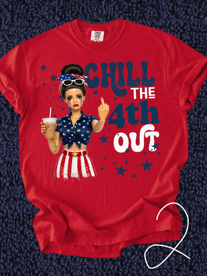 Toxic Barbie chill the 4th out