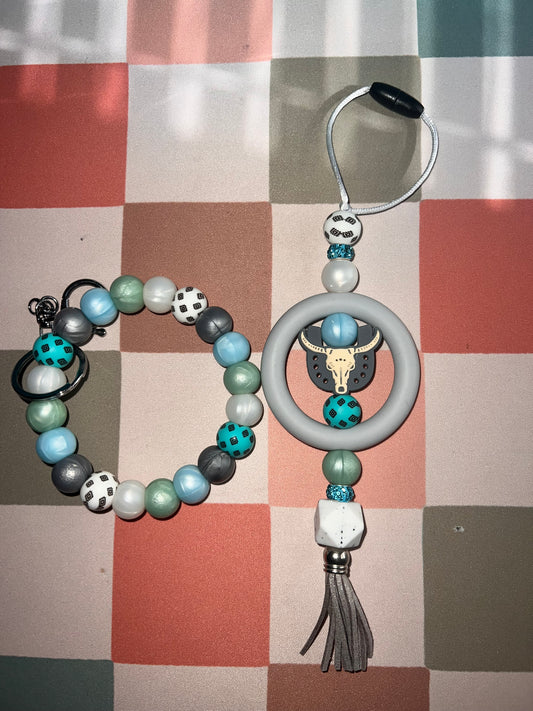 Wristlet & Car Charm Sets