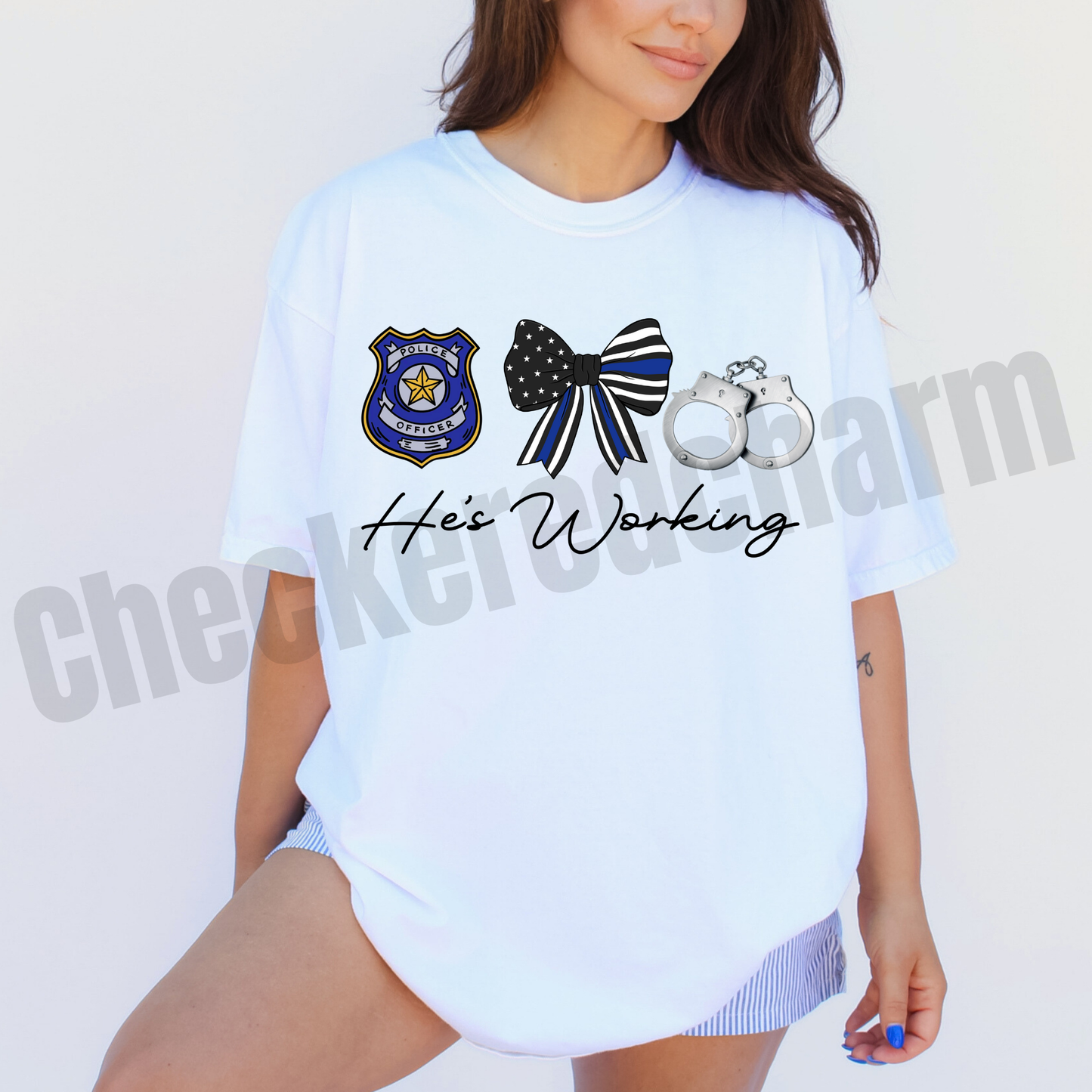 He’s working police officer