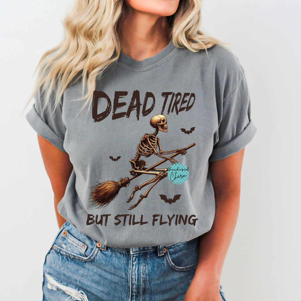 Dead tired but still flying