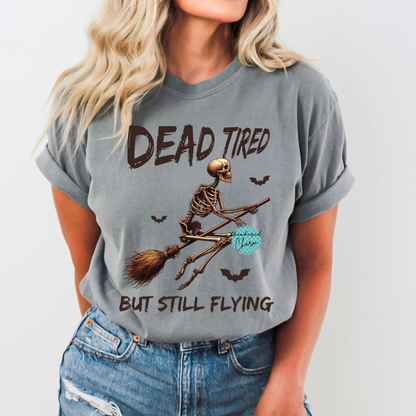 Dead tired but still flying